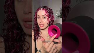 i promise you can diffuse without frizz💖✨ diffusingtutorial pinkcurlyhair pinkcurls [upl. by Sorazal526]