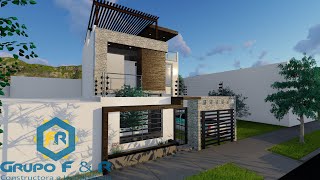 Vivienda Unifamiliar 8x20 120 mt2 [upl. by Anastase]