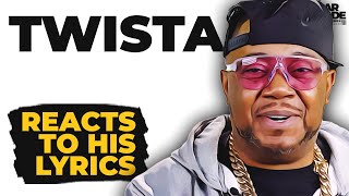 Twista SLOWS DOWN His Fastest Rap Lyrics  The Bar Code [upl. by Sadinoel]