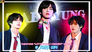 TAEHYUNG quotLOTTE FAMILY CONCERTquot  190811  4K TWIXTOR CLIPS  FANCAM BY BIMONG [upl. by Claudelle]