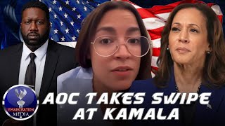 AOC Tries To Call VP Kamala Harris Fake But Refused To Say That To Her Face [upl. by Gladis]