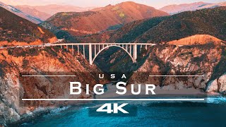 Big Sur California  USA 🇺🇸  by drone 4K [upl. by Senga938]