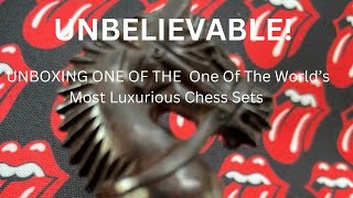 UNBELIEVABLE Unboxing One Of The Worlds Most Luxurious Chess Sets [upl. by Atinob]