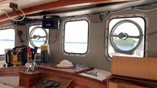 For Sale Custom Rosborough Hull Trawler  Atlantic Yacht Sales [upl. by Poliard]