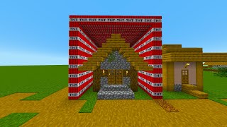 Transforming a Minecraft Village with 10000 TNT Blocks [upl. by Glynias]