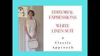 Achieving the Perfect Look with a White Linen Suit [upl. by Owades]