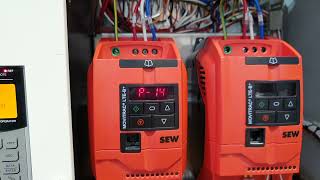 SEW Movitrac VFD programming basic parameters [upl. by Aerehs]