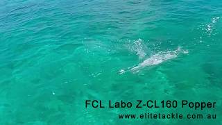 FCL Labo ZCL160 Popper in action with Elite Tackle [upl. by Pliske]