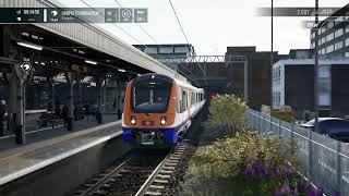 TSW5  Class 710  London Overground  Leyton Midland Road  Barking Stock OC scenario [upl. by Zanahs]