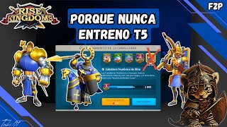 Porque nunca entreno tropas T5  Consejos  Rise of Kingdoms Español  F2P [upl. by Krucik]