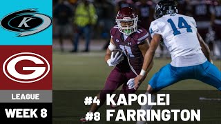 Kapolei vs Farrington  Hawaii Football 2024 [upl. by Davide]