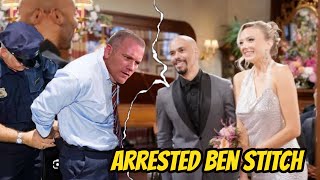 CBS YampR Spoilers Shock Ben Stitch shows up at the wedding  Devon calls the police to arrest him [upl. by Eciral]