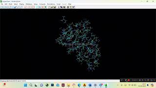 Tutorial Hyperchem Makromolekul [upl. by Dosi]