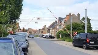 Level Crossing  Noordstraat Veurne [upl. by Elocim]