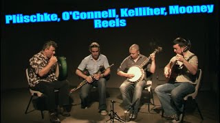 3 Reels  OConnell Kelliher Mooney Plüschke Uilleann Pipes Banjo Bouzouki Bodhran  Irish [upl. by Malloch]