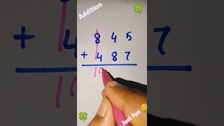 Addition method 🤓shorts shortsfeed maths mathstricks foryou viralvideo trending mathematics [upl. by Nageet]