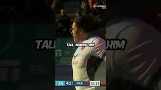 Posolo Tuilagis Incredible 50 Metre Try vs Uruguay [upl. by Llennol]