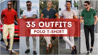 35 Ways to Style POLO TShirt for Summer 2022  POLO TSHIRT OUTFITS  Mens Fashion 2022 [upl. by Aidiruy]