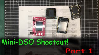 0104  MiniOscilloscope SHOOTOUT DSO138 vs FNIRSI 138Pro amp DSO152 vs Zeeweii DSO154Pro Part 1 [upl. by Carrnan334]