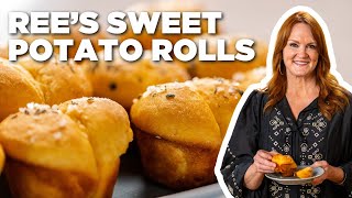 Ree Drummonds Sweet Potato Rolls  The Pioneer Woman  Food Network [upl. by Doralin233]