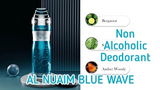 Al Nuaim Blue Wave Non Alcoholic Deodorant Review in Malayalam Davidoff Cool Water inspired Deo [upl. by Josias]