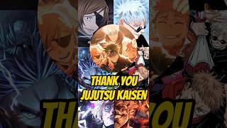 THANK YOU JUJUTSU KAISEN It has been an journey up till now My thoughts on JJK final chapter [upl. by Gelasias]