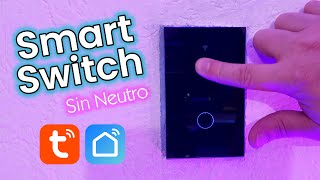 🔴 MoesGo Smart Switch para Tuya sin Neutro  Unboxing e Instalación [upl. by Annahsal553]