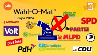 WAHLOMAT Europawahl 2024  Du hast die Wahl [upl. by Vivian835]