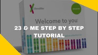 HOW TO DO 23andme DNA Test Kit  Stepbystep tutorial [upl. by Abel]