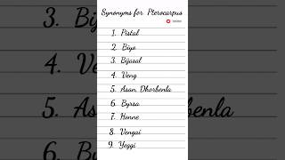 Synonyms for Pterocarpus  Crude drugs  Medi Queries 🎓 [upl. by Younger24]