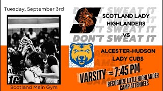 AlcesterHudson Lady Cubs vs Scotland Lady Highlanders VB [upl. by Tdnarb]