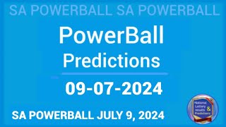 SA Powerball Prediction For 9 July 2024  South Africa Powerball Hot Numbers 09072024 [upl. by Cigam350]