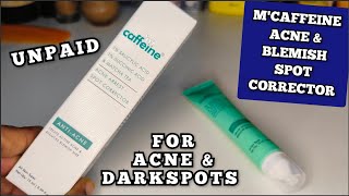 For Pimples amp Acne  Mcaffeine Acne Spot Corrector  Summer Skincare 2024  2024  Shruti Mishra [upl. by Pellet918]