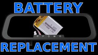 70mai Midrive D07 dashcam battery replacement due to „Time reset” message [upl. by Dev]