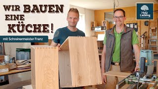 Massivholz Schubladen mit Zinkenverbindung bauen  Die HolzLiebling Küchen Doku Teil 1 [upl. by Milli708]