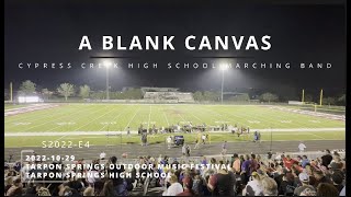 S22E4 A BLANK CANVAS  20221029  TARPON SPRINGS OUTDOOR MUSIC FESTIVAL  CCHS Marching Band [upl. by Crosse]