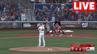 MLB LIVE🔴 Philadelphia Phillies vs Washington Nationals  27th September 2024  MLB Full Game MLB 24 [upl. by Yemar626]