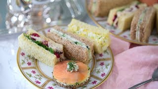 How to Make Tea Sandwiches [upl. by Aeriell]