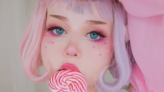 how to be a candy girl • pastel makeup tutorial [upl. by Attoynek]