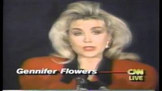 Bill Clinton Gennifer Flowers infidelity Jan 1992 [upl. by Lizette]