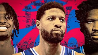 Paul George Injury  Hyperextends His Knee [upl. by Ycul]