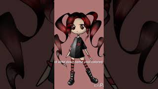 Drawing an emo girl kawaii cute art digitalart emogirl emo youtubeshorts howtodraw chibi [upl. by Ardisi]