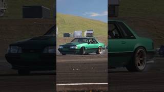 Turbo Foxbody “EVERYTHING LOOKS BETTER IN SLOW MOTION” drifting foxbody mustang [upl. by Yeslrahc]