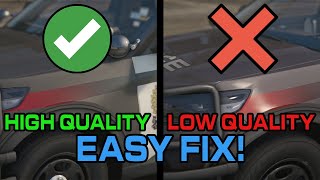 How To Fix Low Quality Liveries FiveM  ID [upl. by Astrea]