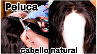 COMO HAGO MI PELUCA DE CABELLO NATURAL CON PRODUCTOS BARATOS  NADULA HAIR REVIEW  Maipu [upl. by Nehgam]