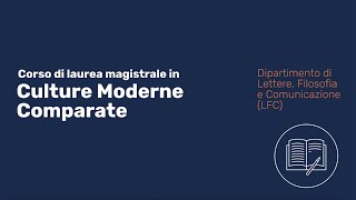 UNIBG  Laurea magistrale in Culture Moderne Comparate LFC [upl. by Seaton]