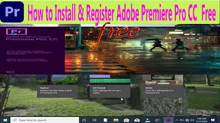 install adobe premiere pro cc on pc  best software for YouTubers to edit videos itsolutionspk1 [upl. by Lat]