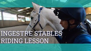 A riding lesson at Ingestre Stables  Vlog 217  Beth Endurance [upl. by Elahcar]