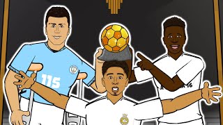 🏆BALLON DOR RAP BATTLE 2024🔥 Feat Vinicius Junior Bellingham Rodri and more [upl. by Nide659]