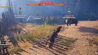 EASIEST Way To Kill The EryManthian Boar Using Other Mercenaries [upl. by Ahsart]